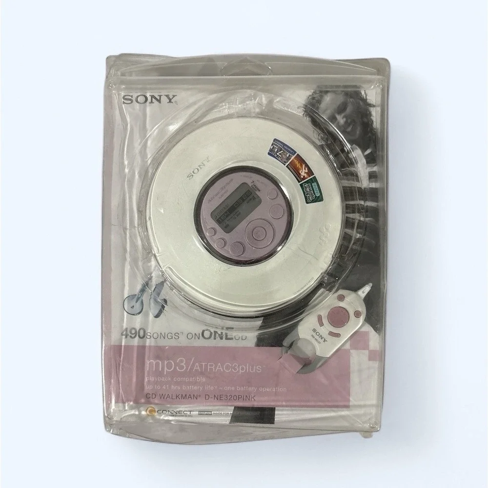 Sony D-NE320 Walkman Atrac3plus MP3 Portable CD Player (NEW) Box Damage‎